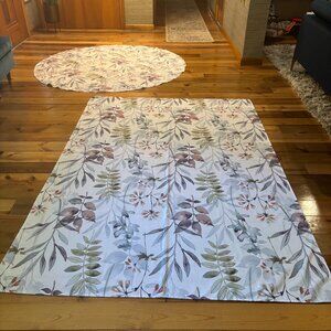 Rectangle and Round Matching Tablecloths